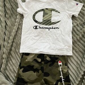 Champion Kids' Camo Tee and Shorts Set